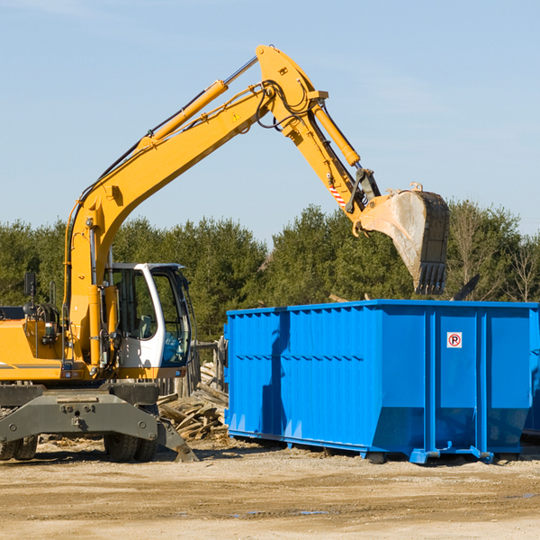 what happens if the residential dumpster is damaged or stolen during rental in Glidden TX